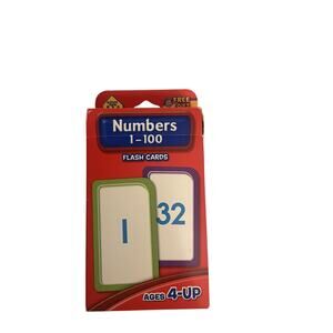 School Zone Numbers 1-100 Flash Cards